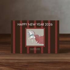 바른손카드 연하장 프레임 속의 새해