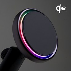 카플 더마운트 마그네틱 맥세이프 호환 거치대 Qi2 풀알류미늄 차량용 핸드폰 무선충전기, 스페이스그레이, CARPLE-MG1-GR 스페이스그레이, CARPLE-MG1-GR