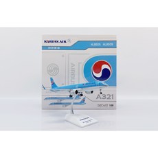 JC Wings 大韓航空 Korean Air Airbus A321NEO HL8509 1:200 飛機模型, 1個