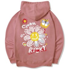 ILLUSO 印花棉質連帽衛衣