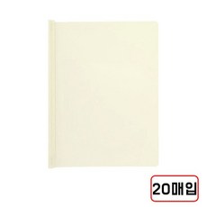 둥근쫄대화일(A4), 노랑(M420042)20매입, 1개