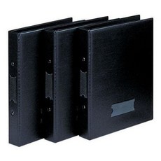 헤이지 현풍 장부형바인더 B5 4공 흑색 장부파일, 1개