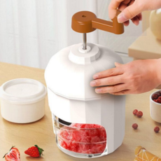 수동 빙수기 눈꽃 간편 얼음갈이 가정용 빙수기 빙삭기 제조기 핸디형 아이스크림 제빙기 아이스 주방