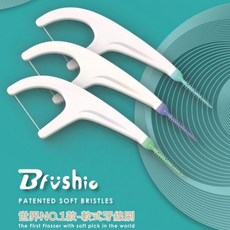 Brushio 軟式牙線 專利細分子牙線, 50支/包