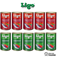 [PERA TRADING] LIGO SARDINES MIX 필리핀 리고 생선통조림, 10개, 155g