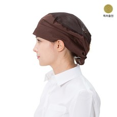예경 망사두건 전체망사두건 두건, 망사두건/PO-0012/밤색, 1개