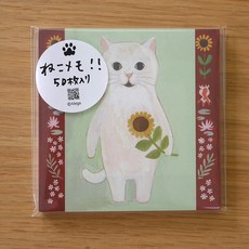 日本4legs插畫家便條紙50入可愛圖案留言備忘錄, 1個