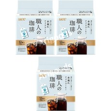 일본 UCC 장인의 커피 커피백 워터 드립 아이스커피 12개입 x 3개