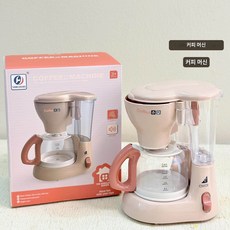 [해외배송]어린이 용품, 커피 머신 드립 효과 배터리 포함, 1개, 커피 머신