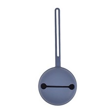 酷喜幼幼 可攜式奶嘴收納球-奶嘴包 奶嘴盒 牙膠收納，外出必備，安全無毒材質, 1個, 灰藍-(偏款)