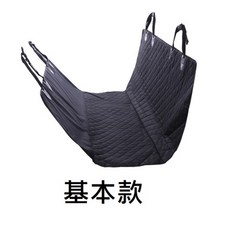 拉鍊款汽車寵物墊 後座防掉毛保潔墊 附贈寵物安全帶扣 車用寵物防髒墊 (台灣出貨), 1個, 基本款