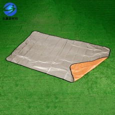 臺灣熱銷野營墊 - 加厚戶外便攜露營墊 防水鋁箔野餐墊, 橙色,105*180