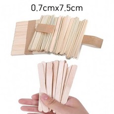 7.5cm 50개 하드바 우드막대 팝시클 나무 아이스크림 스틱 하드바