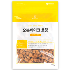 오븐베이크 트릿 강아지 간식 (26.04.20 유통기한 소량 재고 할인), 1개, 200g, 닭고기&참치