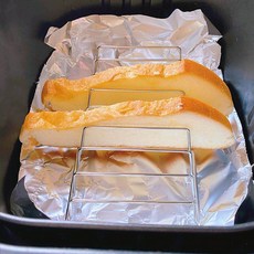 에어프라이어 토스트랙 식빵트레이 오븐랙 다용도 가정용, 304 스테인리스 스틸 토스트 랙, 1개, 1cm