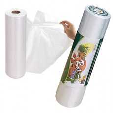 비닐봉투 뜯어쓰는 위생봉투 롤백 특대 400매 40x50cm 업소용 롤백봉투, 1개