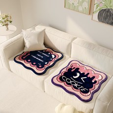 해피유통 귀여운 동물 캐릭터 디자인 어린이 및 성인용 매트 소파용 방석 쿠션, 30*30센티미터., 12