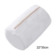 居家用品 細網加厚 防衣物打結 內衣袋, 1個, 圓筒型洗衣袋 22cmX35cm