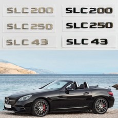 벤츠 호환 SLC클래스 R172 트렁크 레터링 이니셜 엠블럼, SLC200(크롬), .
