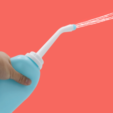 솔레르 대용량 휴대용비데, 단순배송상품, 블루