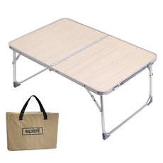 spiell 折疊迷你桌 + 專用袋, 木紋