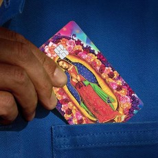 구아다루페 성모 마리아 신용카드 은행카드 직불카드 버스카드 앞면 스티커, A. 1 Set, 3. KT0046472