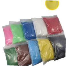 놀이용모래 색모래 노랑 컬러샌드 미술색 장식용 1kg, 본상품