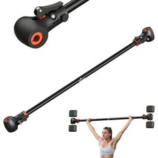 Sportneer 헬스봉 헬스바 스포츠니어 덤벨과 바벨 컨버터 바 - 튼튼한 조절 가능한 핏 도구 없는 설정 최대 200파운드 용량 스쿼트용 벤치 프레스 데드리프트 홈 짐