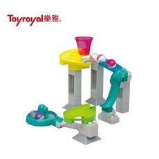 Toyroyal 樂雅 滾球軌道積木 夢幻樂園組 跳跳球組, 1個