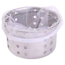 【小米粉】水槽過濾網 廚房濾網 菜渣過濾網 水槽濾網 流理臺濾網 排水孔濾網 廚房排水口過濾網 過濾網袋, 1套, 100個裝