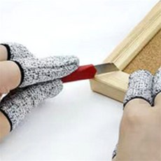 열세달 마켓 베임 방지 골무 1개입 손가락보호장갑, 검정