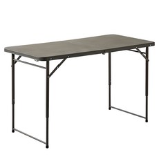 상도가구 아웃인 브로몰딩 접이식 야외테이블 1200, 다크그레이