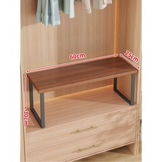 ㄷ선반 진열장 미니 서랍장안 미니선반 원목 펜트리 블랙가자몽, 블랙 프레임 치크 60 x 25 x 30cm