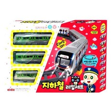 아이다 아이다 지하철 레일세트 색상랜덤, 1개, 혼합색상
