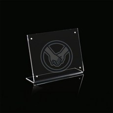 더가 L자형 자석 아크릴 쇼케이스 10x7.5cm 가로