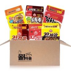 OTOKI 不倒翁 點心拉麵 5包 + 辣味金拉麵 5包 + 金螃蟹海鮮風味拉麵 4包 + 金炸醬拉麵 4包 + 特級海鮮烏龍風味拉麵 4包 + 泡菜拉麵 4包組, 1組