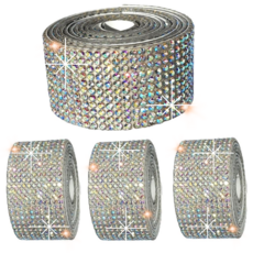 해빛스타 반짝블링 큐빅 테이프 다양한 소품꾸미기 액세서리 DIY 자동차 인테리어, 1개, 오로라