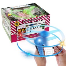LED 불빛 슈팅 플라이 팬 10개입 25cm 대형 (프로팰러 플라잉 바람개비 날리기 헬리콥터