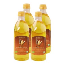 자연주의 유기농 고올레산 해바라기유, 2개, 1L