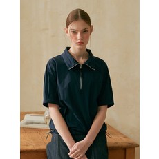 데니스골프 DENNIS 여성)에센셜 스트링 아노락 반팔집업 네이비_HD4SLTS984