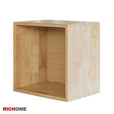 RICHOME 沃德實木空櫃, 原木色(實木)