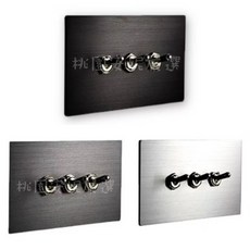 JYE中一 月光工業風搖頭開關, 1個, 三切,黑