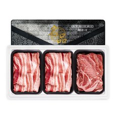 [프레시데이] 우리돼지 무항생제 한돈 선물세트, 삼겹살+목살, 1세트, 1.2kg