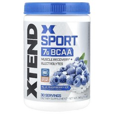 엑스텐드XTEND BCAA sport 마그네슘 전해질 블루 라즈베리향 파우더 분말345g