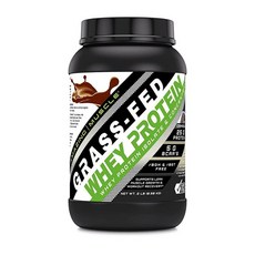 Amazing Muscle 목초 사육 유청 단백질 보충제 | 1회 제공량당 25G 쿠키 및 크림 맛 0.90kg(2파운드) GMO 프리 글루텐 미국 제조, 1개, 900g