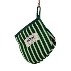 오이코스 테리 타월 주방장갑(1P) 국산 패브릭 부드러운촉감 키친글러브, 그린, 1개