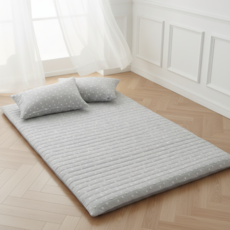 누빔 요매트 두꺼운 요셋트 두툼한 까는 바닥이불 에이프릴