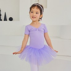 베베샤 여아 반팔튜튜 일체형 발레복