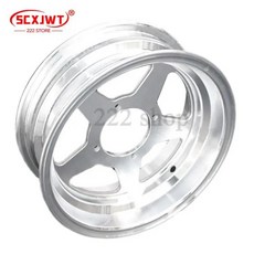 삼륜 오토바이용 라운드 리어 휠 보조 전동 알루미늄 공기 주입식 타이어 허브, 2. 3.50-10 4-hole, 기본