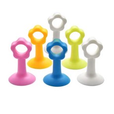 Cha Cami 顏色:隨機發送大門敲門防震防噪音吸式矽膠門塞, 6個